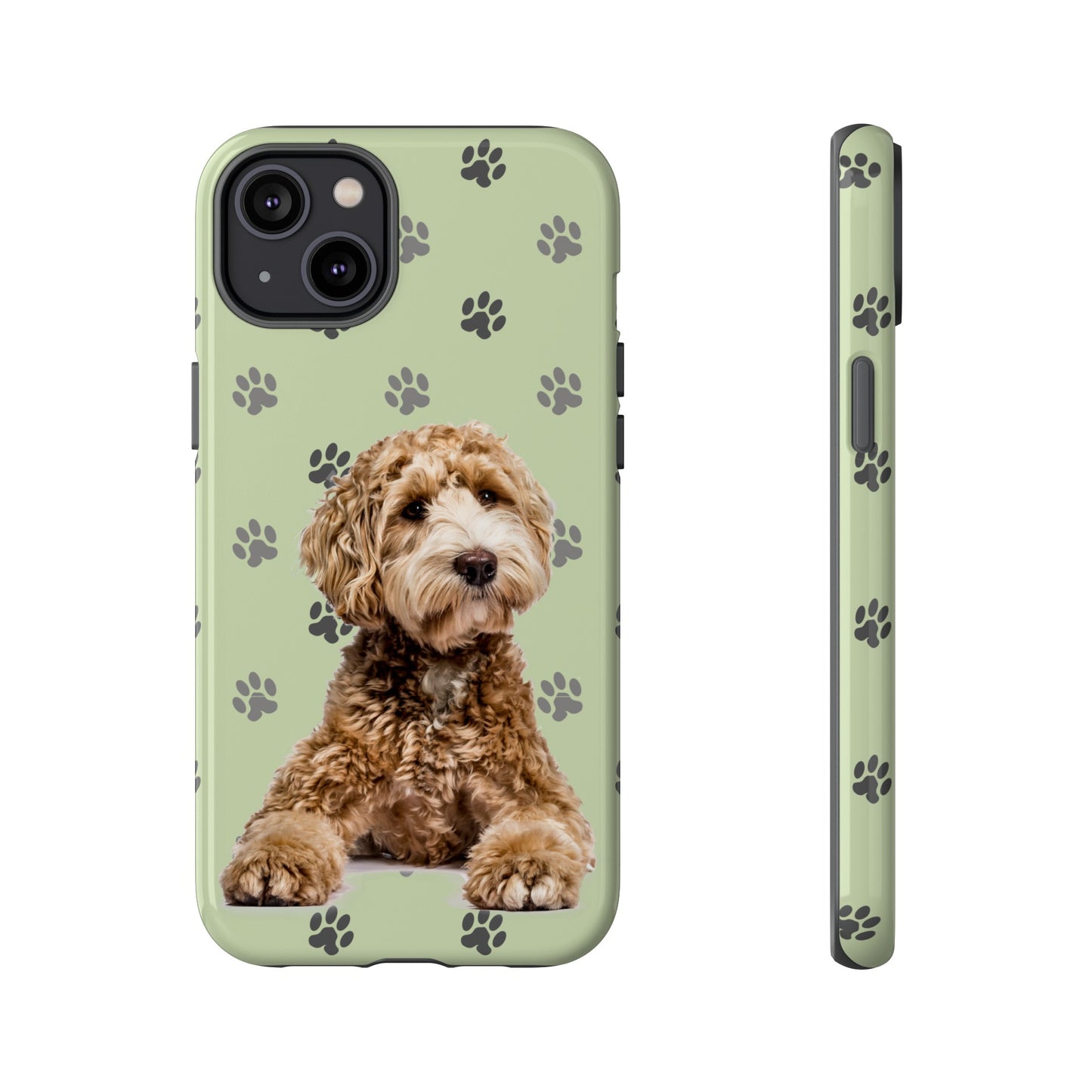 Green Doodle Tough Phone Cases