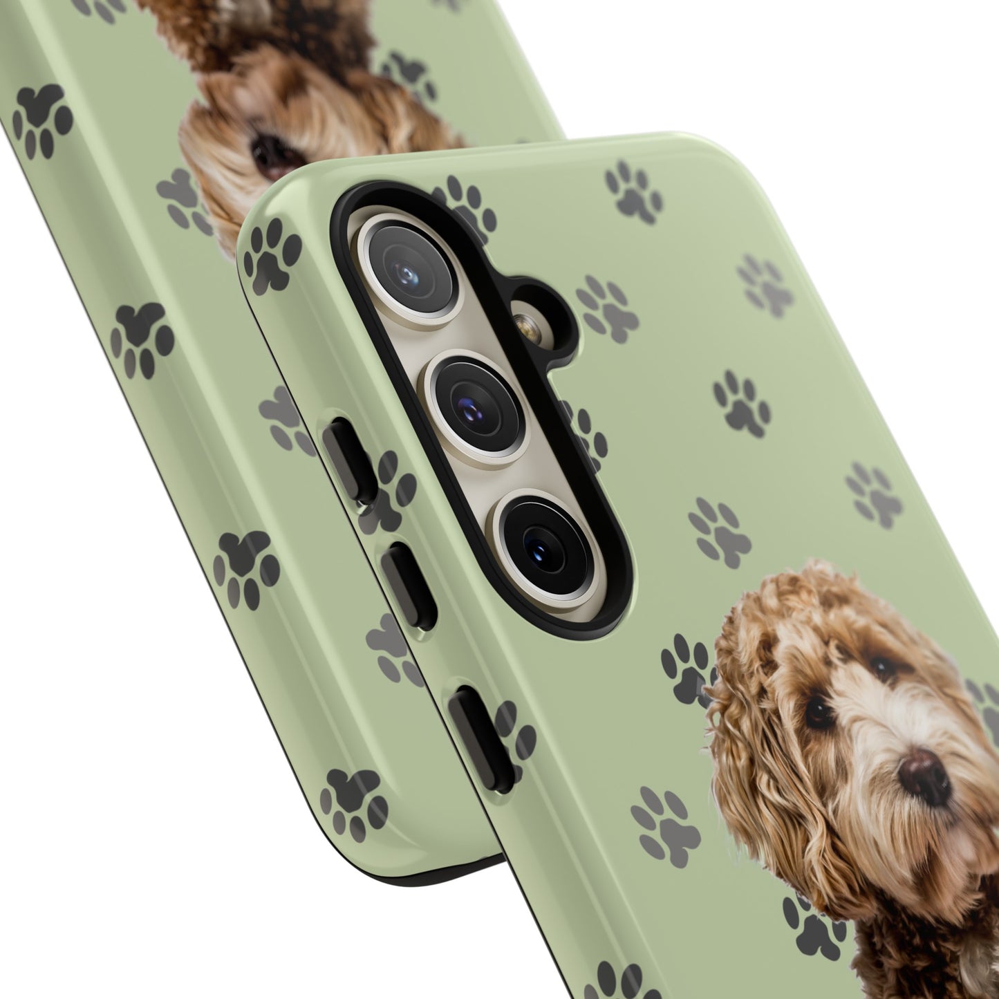 Green Doodle Tough Phone Cases