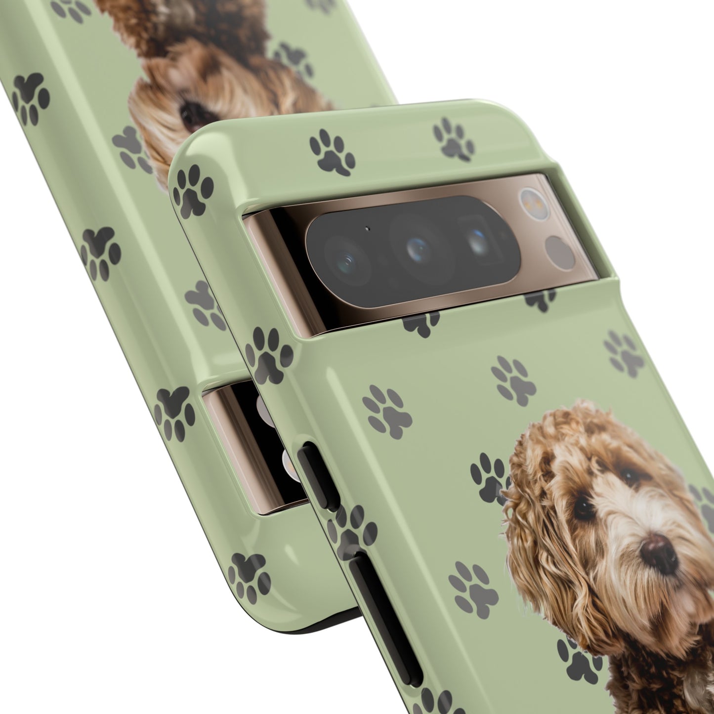 Green Doodle Tough Phone Cases