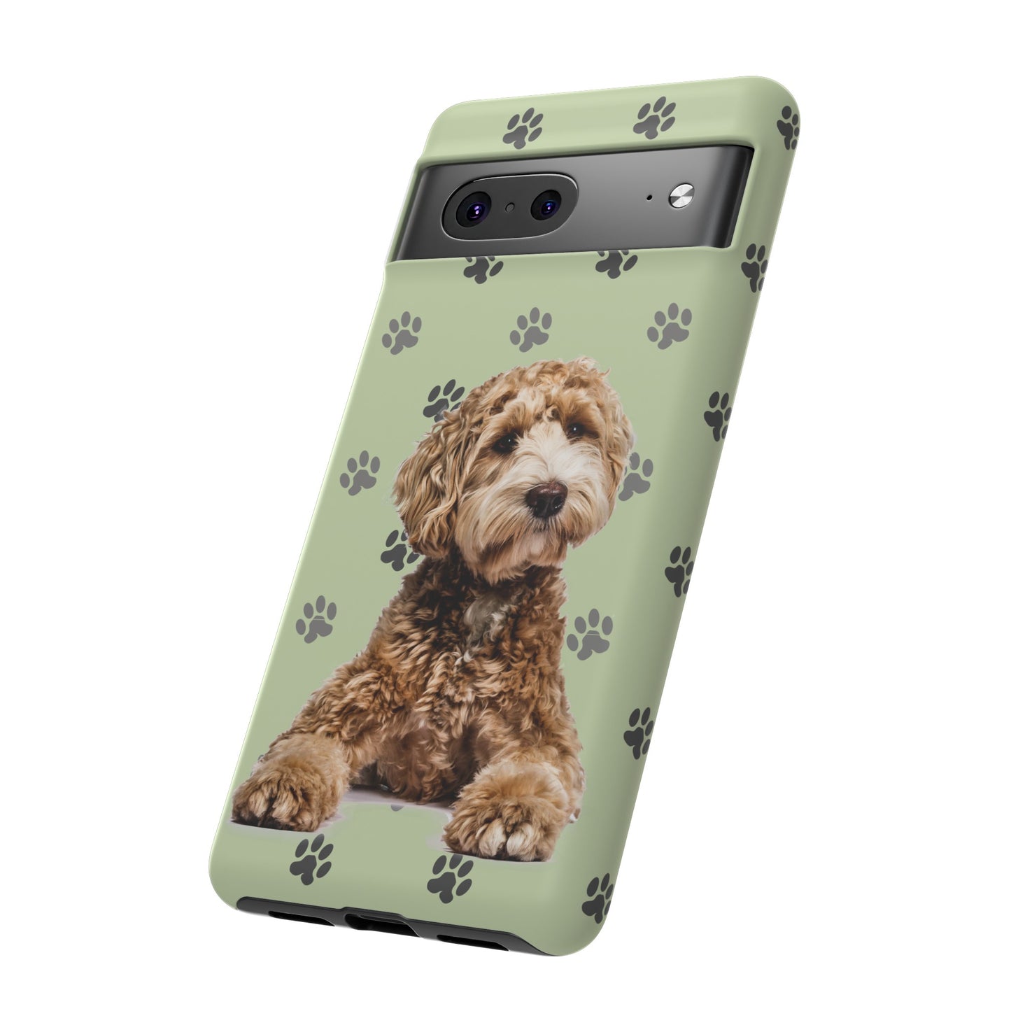 Green Doodle Tough Phone Cases