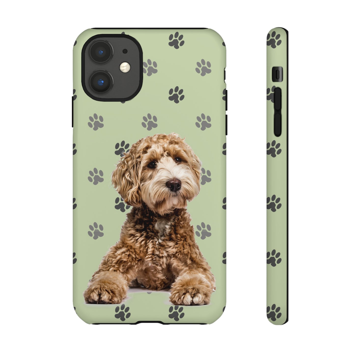 Green Doodle Tough Phone Cases