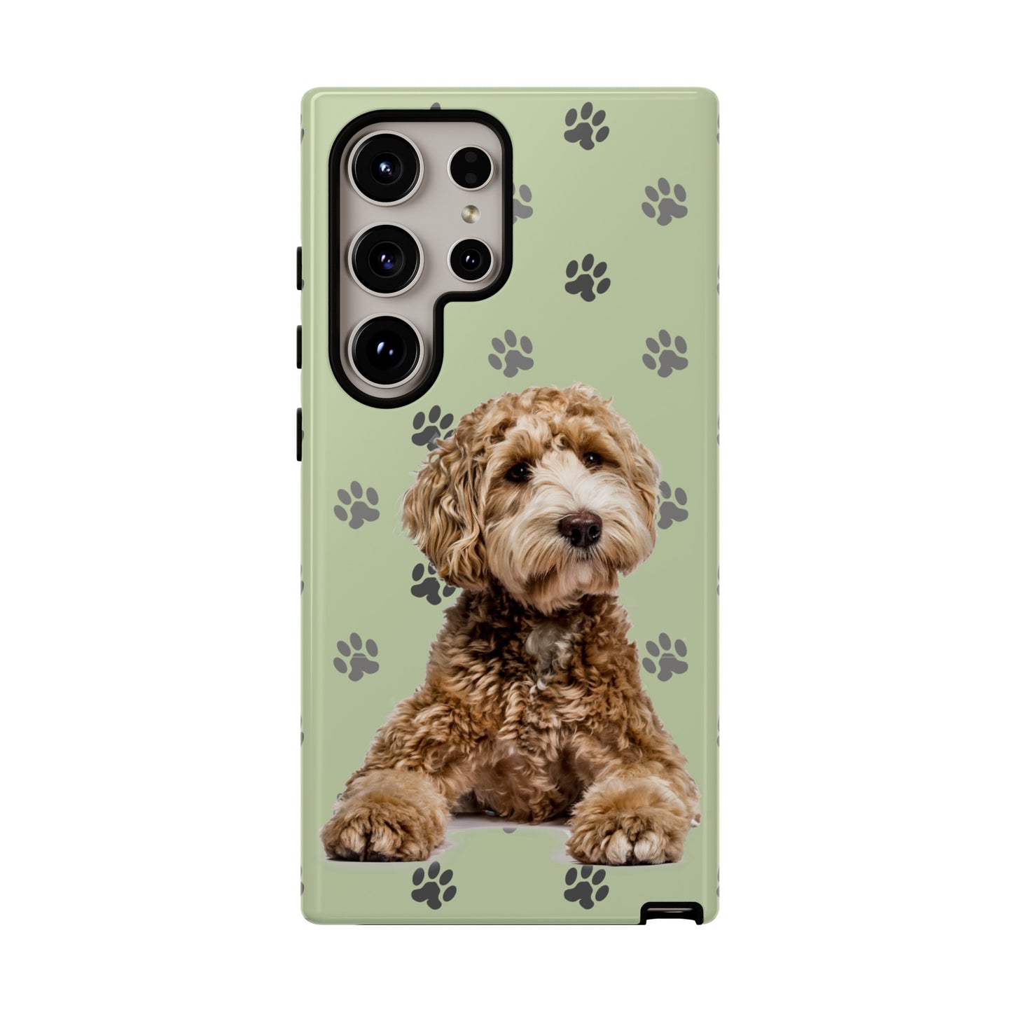 Green Doodle Tough Phone Cases