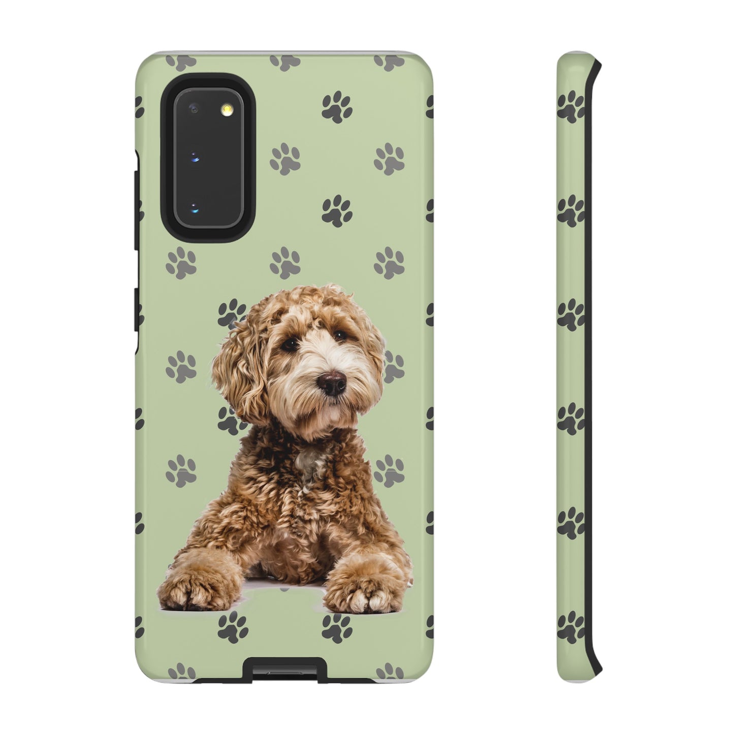 Green Doodle Tough Phone Cases