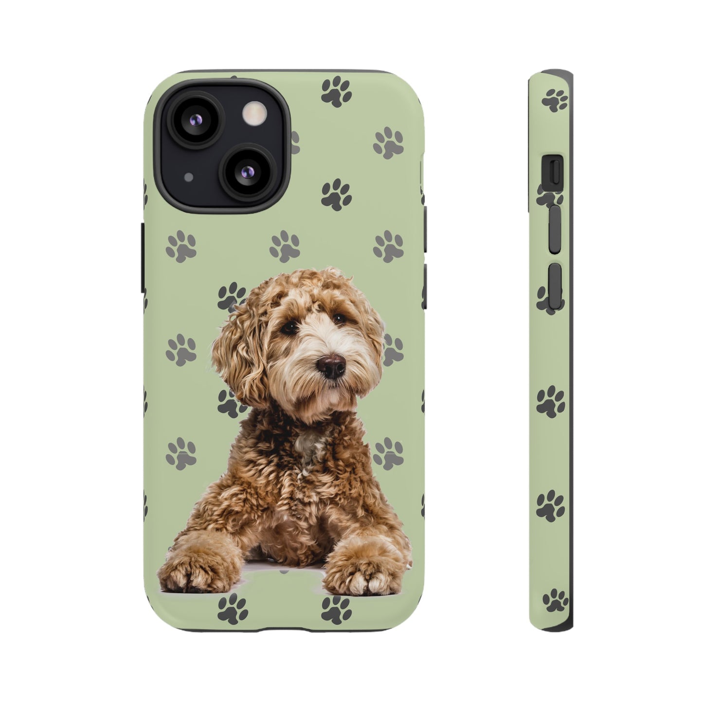 Green Doodle Tough Phone Cases