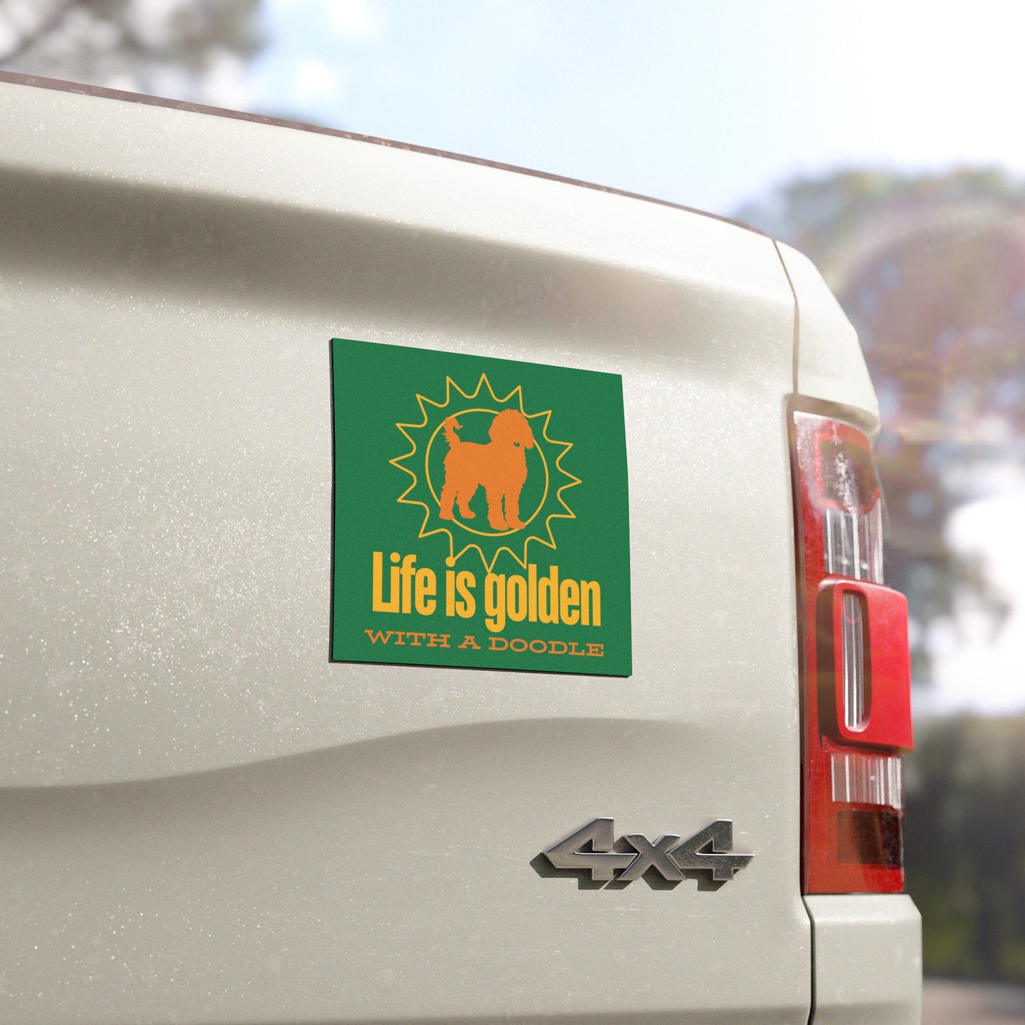 Life is Golden Car Magnets