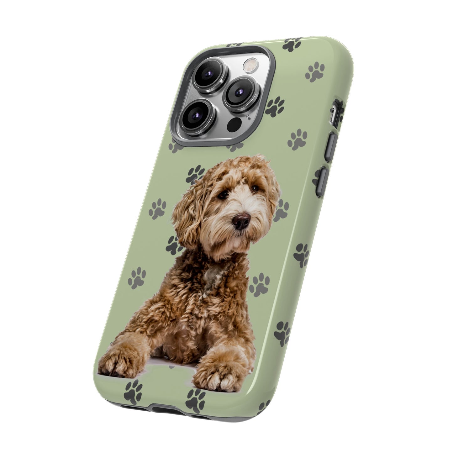 Green Doodle Tough Phone Cases