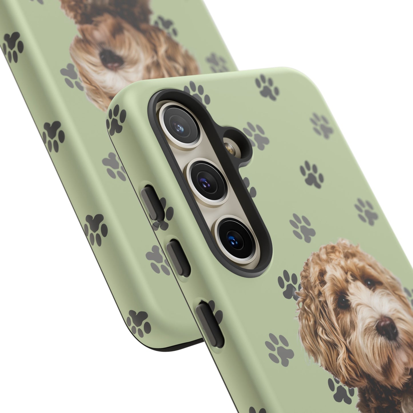 Green Doodle Tough Phone Cases