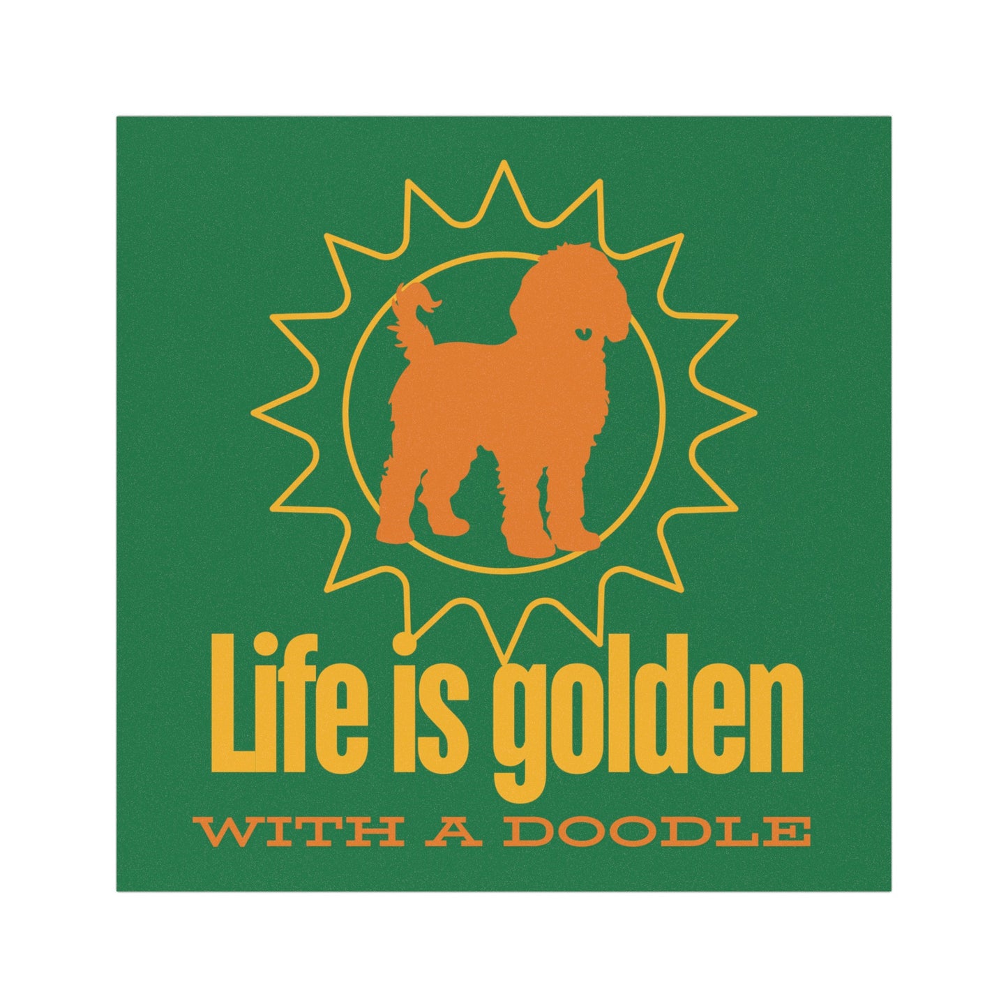 Life is Golden Car Magnets