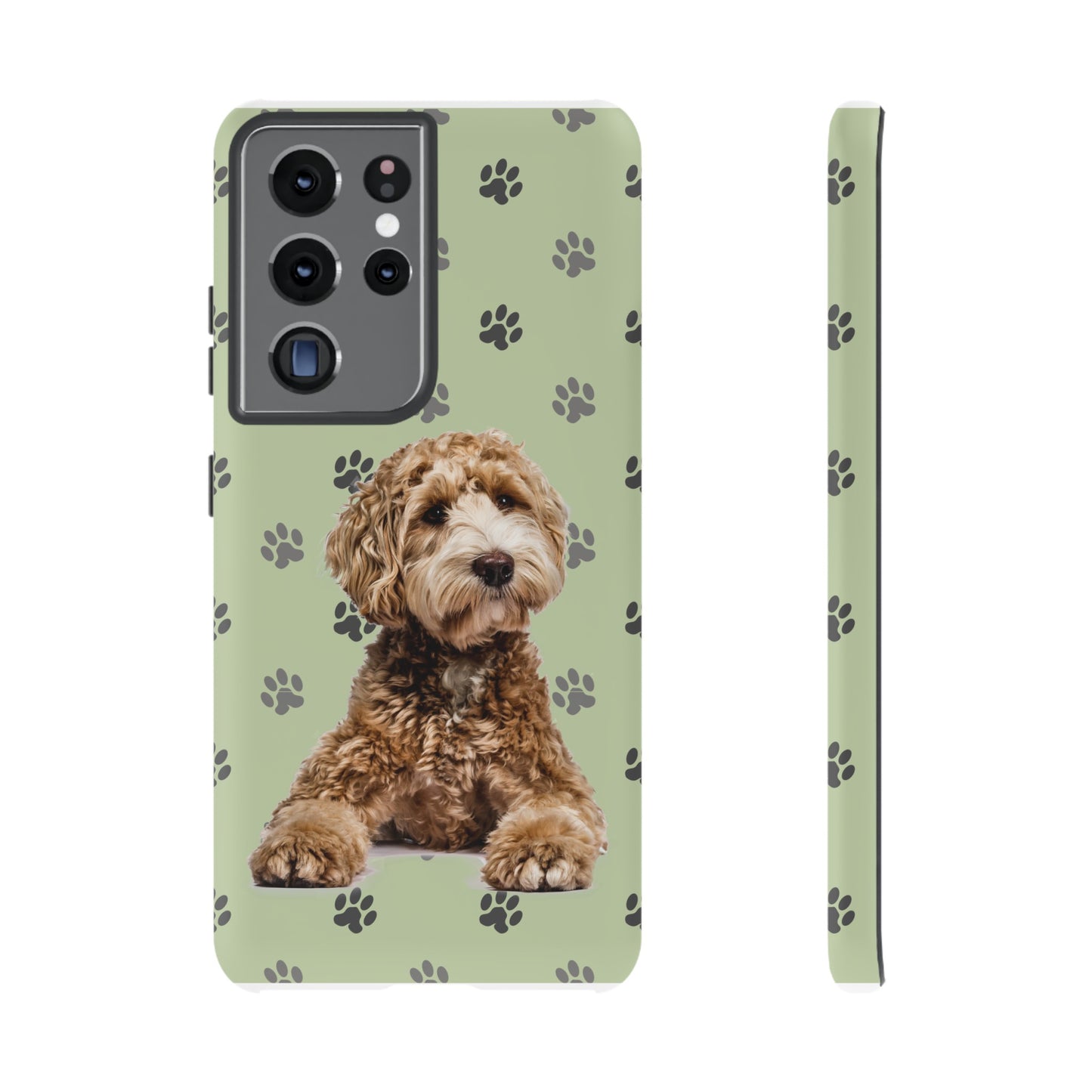 Green Doodle Tough Phone Cases