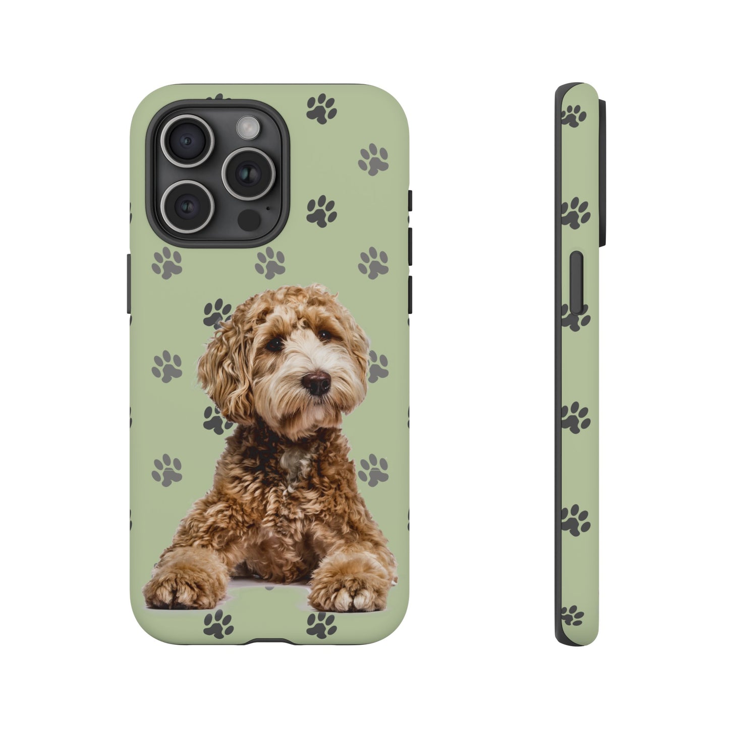 Green Doodle Tough Phone Cases