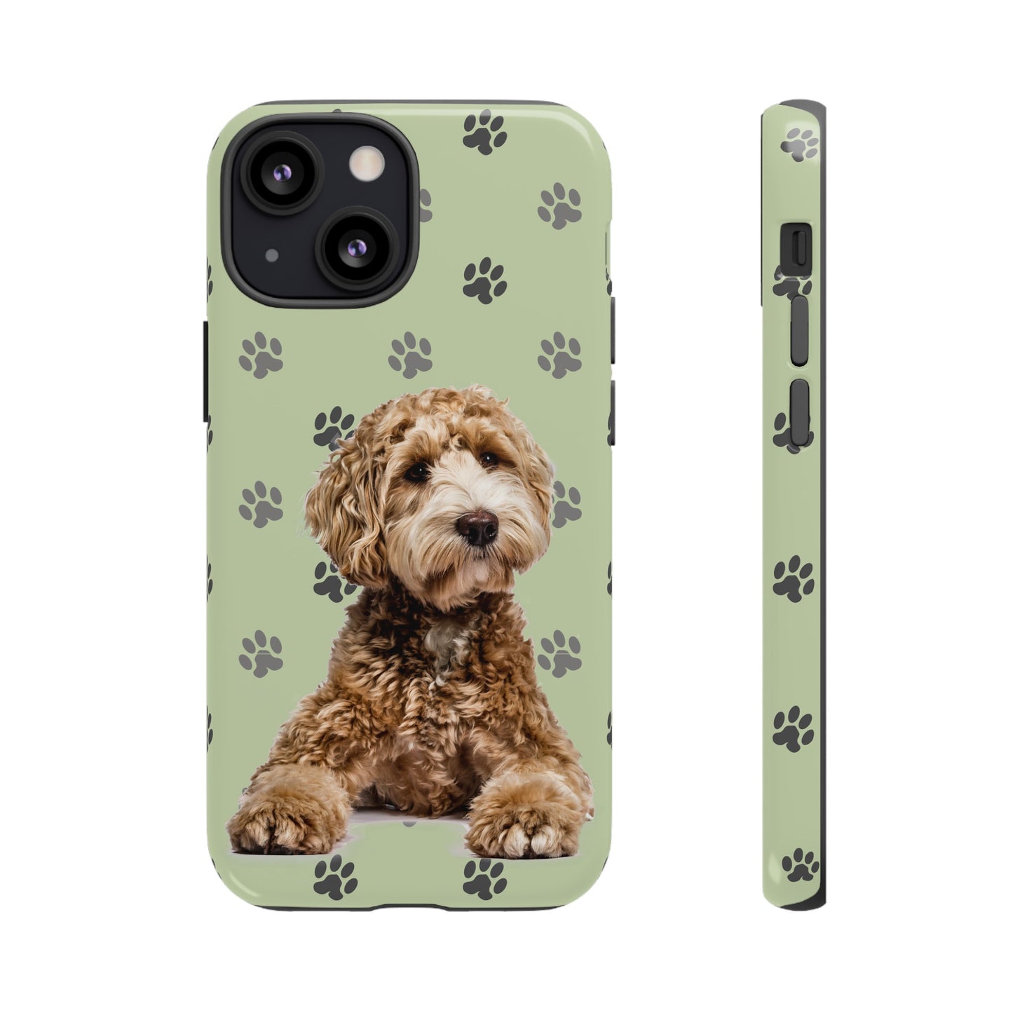 Green Doodle Tough Phone Cases