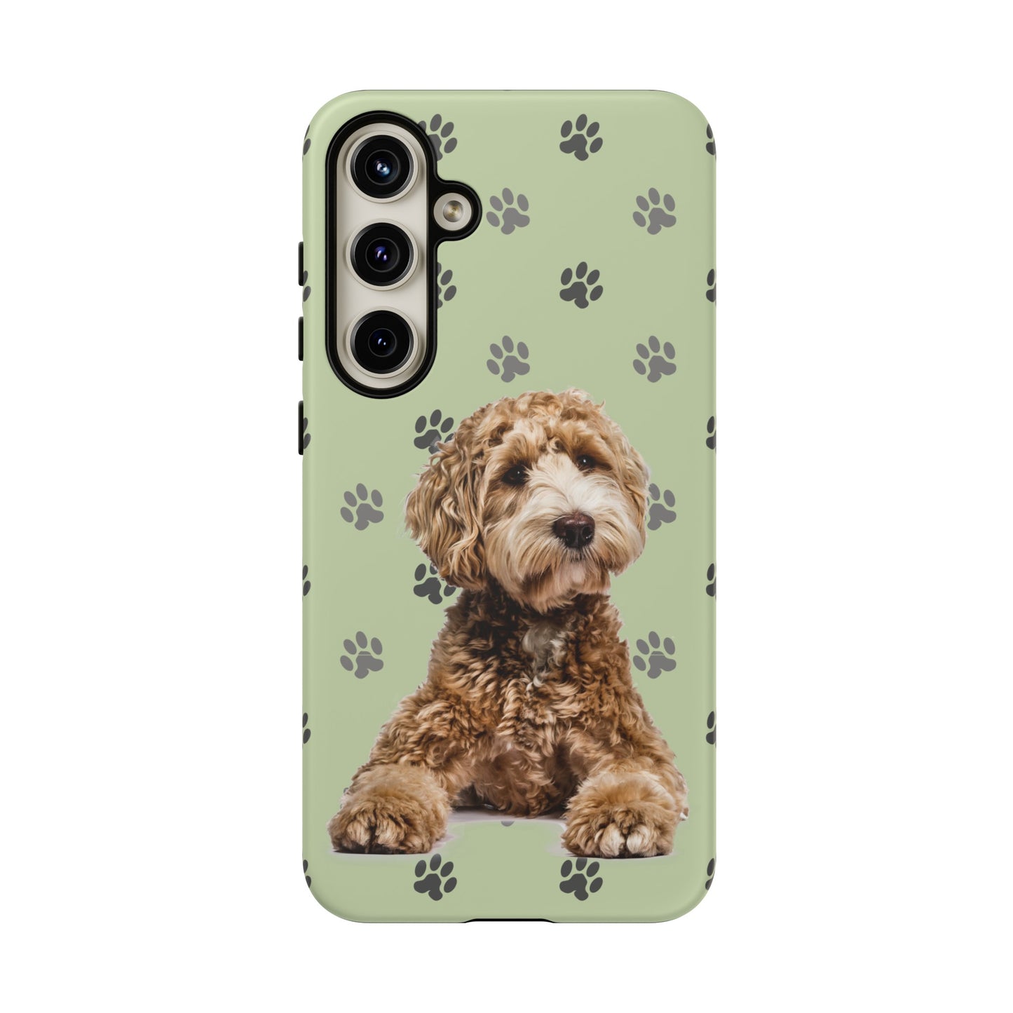 Green Doodle Tough Phone Cases