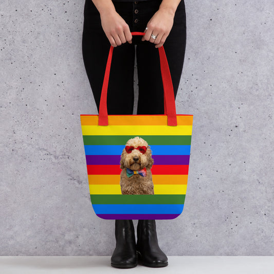 Rainbow Doodle Tote bag