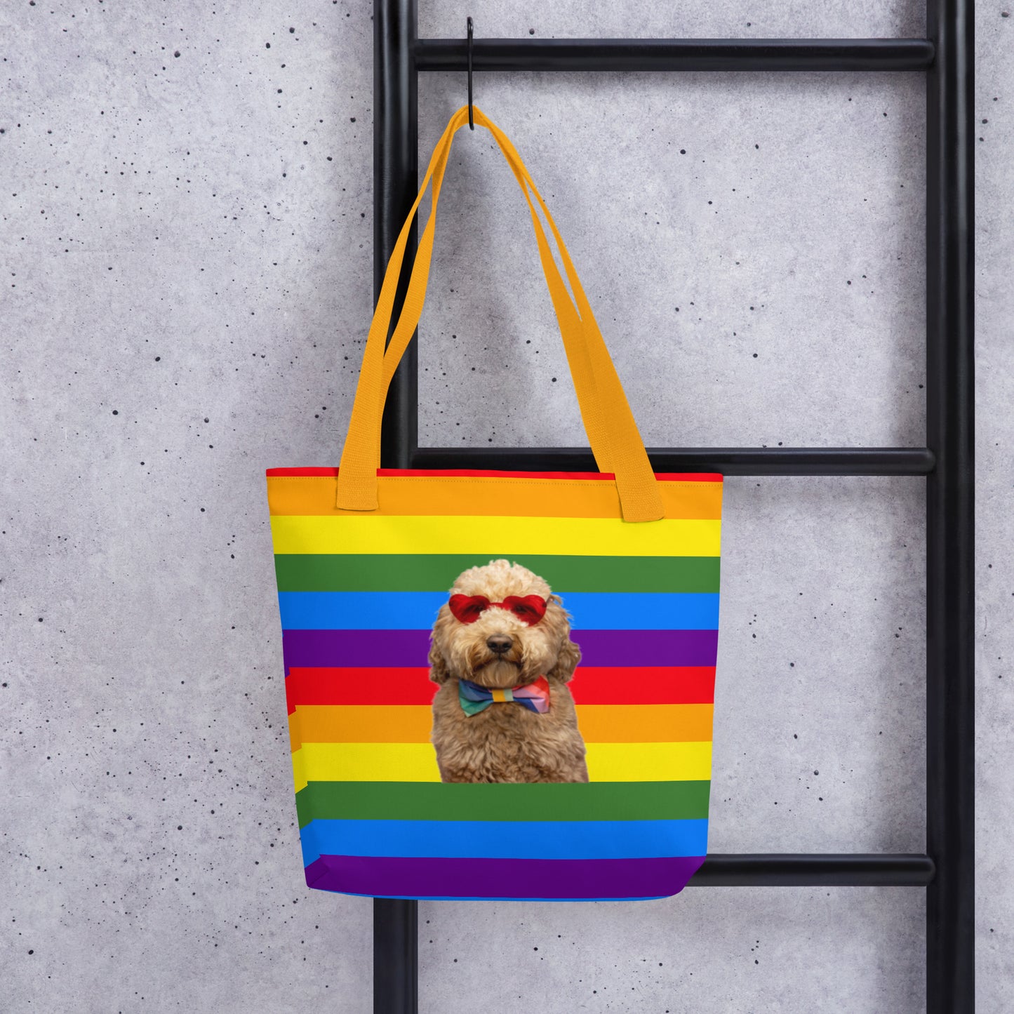 Rainbow Doodle Tote bag