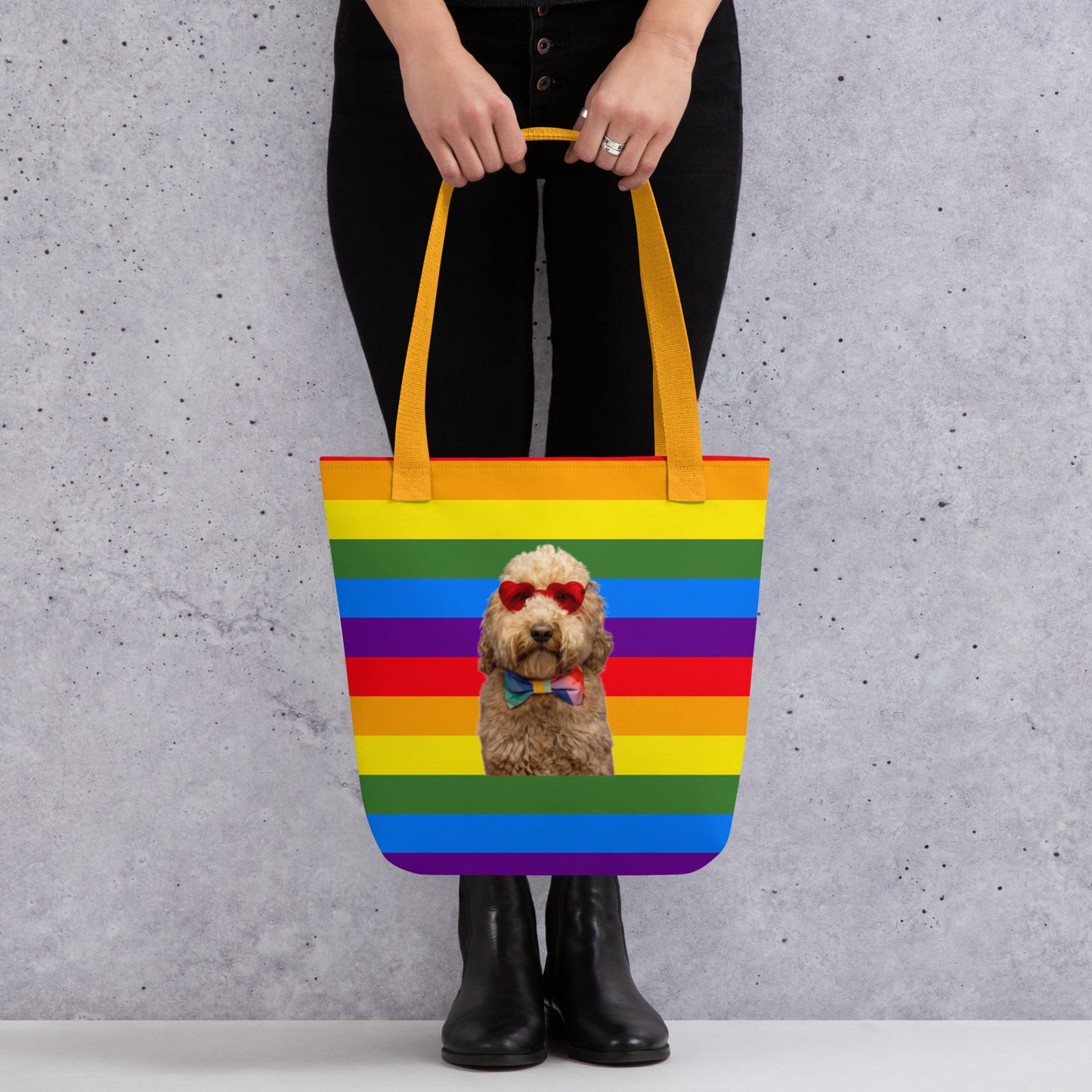 Rainbow Doodle Tote bag