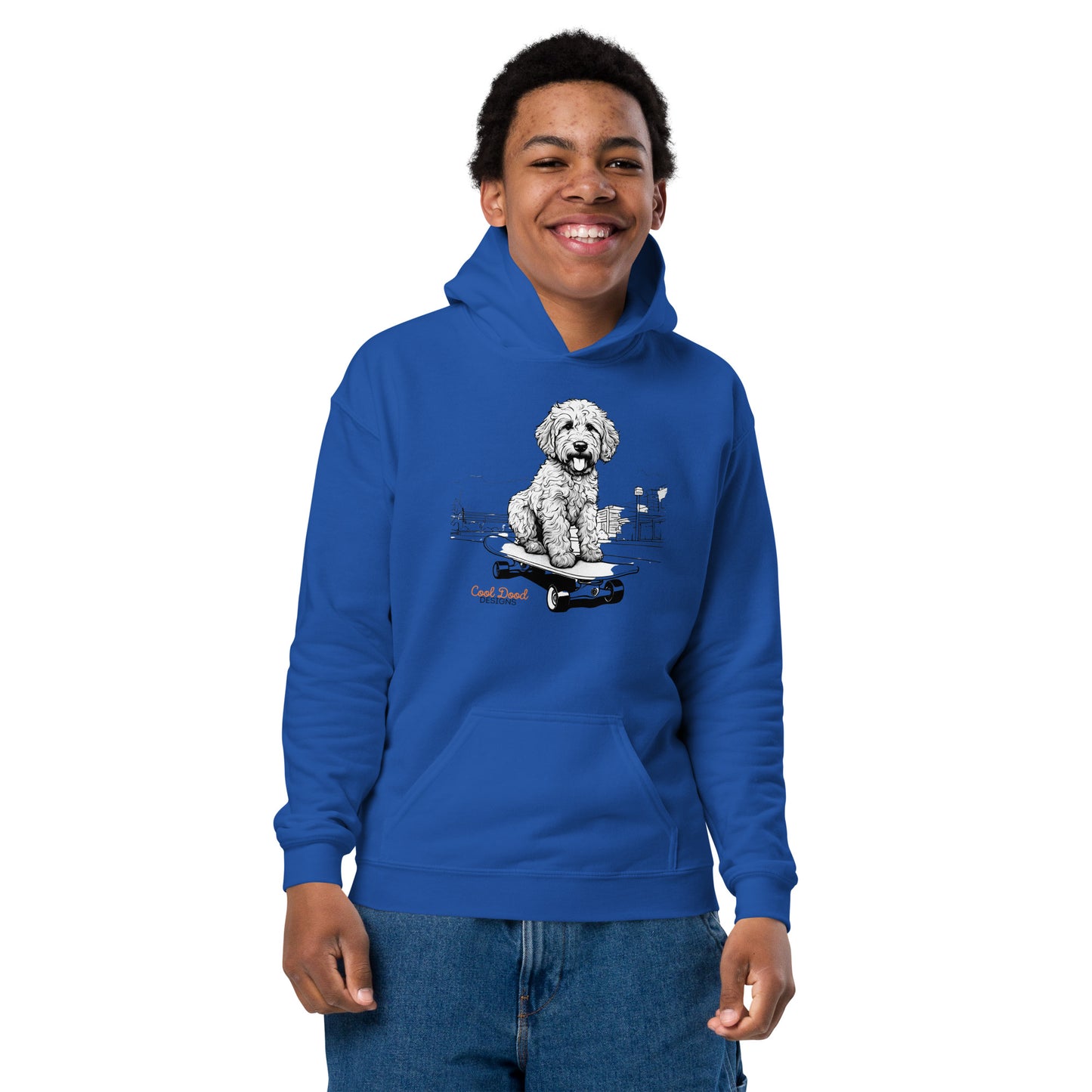 Cool Dood Youth heavy blend hoodie