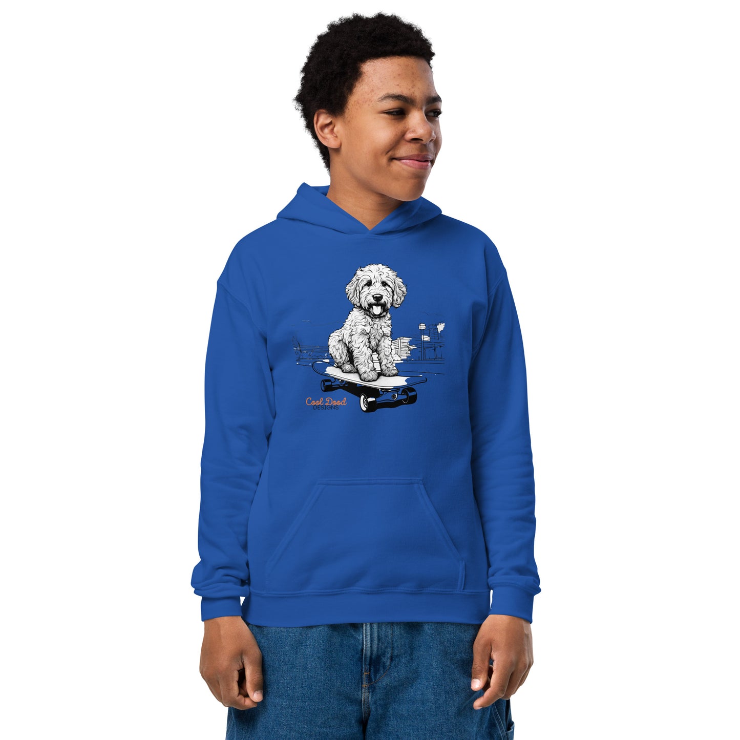 Cool Dood Youth heavy blend hoodie