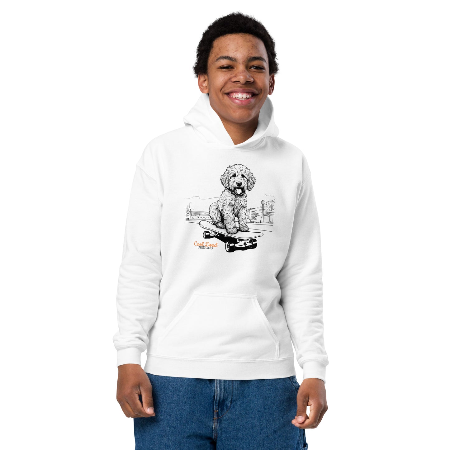 Cool Dood Youth heavy blend hoodie