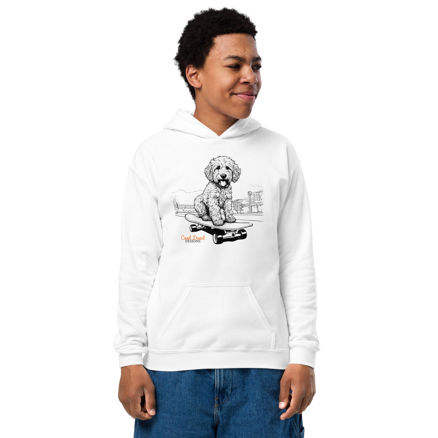 Cool Dood Youth heavy blend hoodie